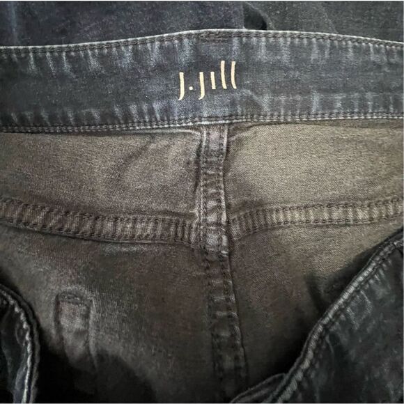 J.Jill Black Slim Ankle Length Straight Leg Jeans - Picture 2 of 5